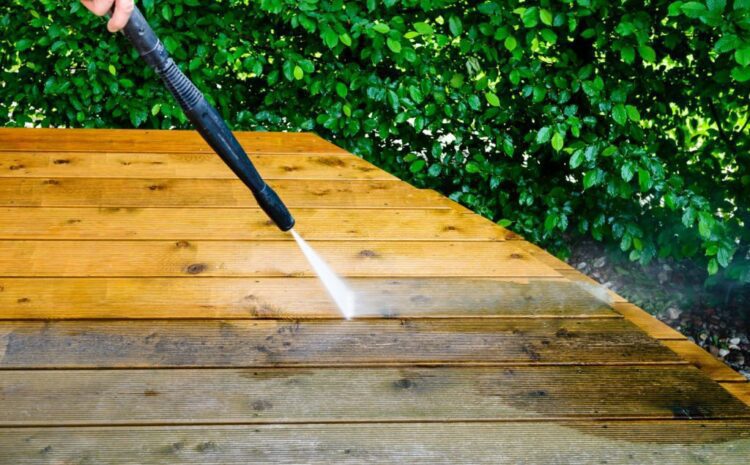  How does Power Washing Help Prevent Slipping and Falling on a Deck?